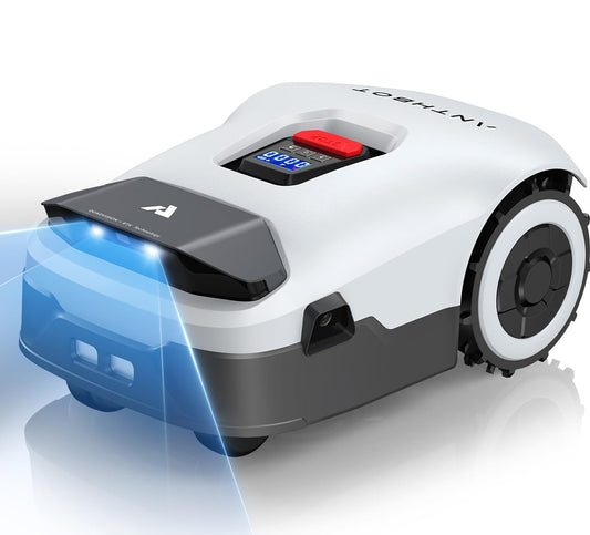 ANTHBOT Genie1000 KI Mähroboter ohne Begrenzungskabel, RTK & 4-Kamera-Vision, bis 2000 m², Mehrzonen-Management, Hindernisvermeidung