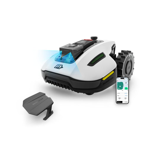 MAMMOTION YUKA Mini 500 Mähroboter ohne Begrenzungskabel, NetRTK & Vision, 500 m², 4G, Auto-Kartierung, für bis zu 50 % Steigung